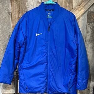 Nike Men's Royal Blue Full-Zip Performance Puffer Jacket